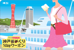 神戸街めぐり1dayクーポン（神戸エリア版）　イメージ